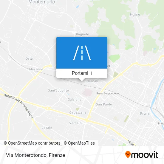 Mappa Via Monterotondo