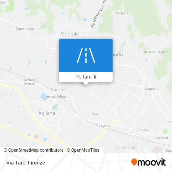 Mappa Via Taro