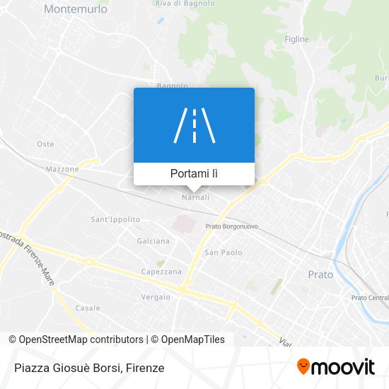 Mappa Piazza Giosuè Borsi