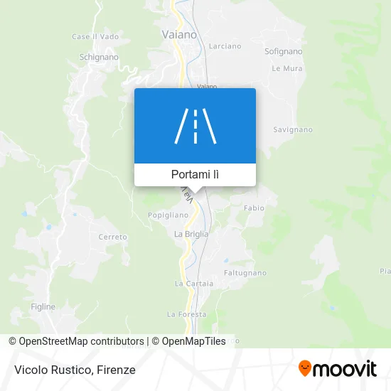 Mappa Vicolo Rustico
