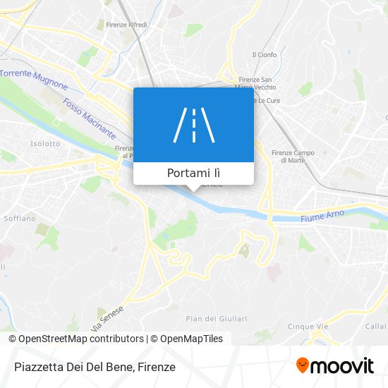 Mappa Piazzetta Dei Del Bene