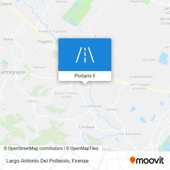Mappa Largo Antonio Del Pollaiolo
