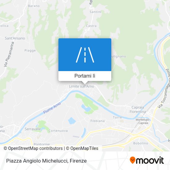 Mappa Piazza Angiolo Michelucci