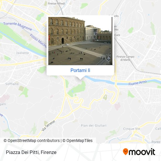 Mappa Piazza Dei Pitti