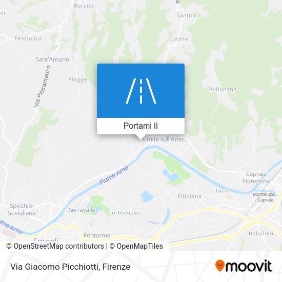 Mappa Via Giacomo Picchiotti