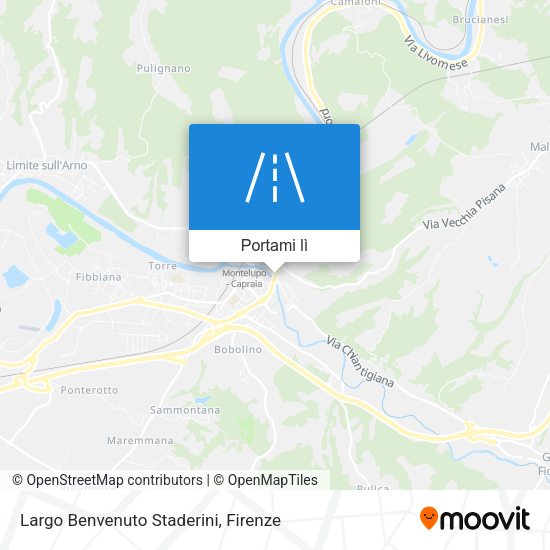 Mappa Largo Benvenuto Staderini