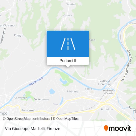Mappa Via Giuseppe Martelli