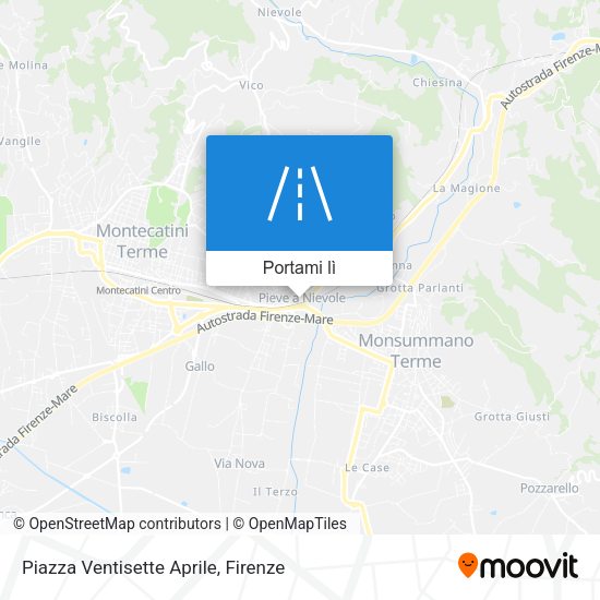 Mappa Piazza Ventisette Aprile
