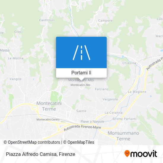 Mappa Piazza Alfredo Camisa