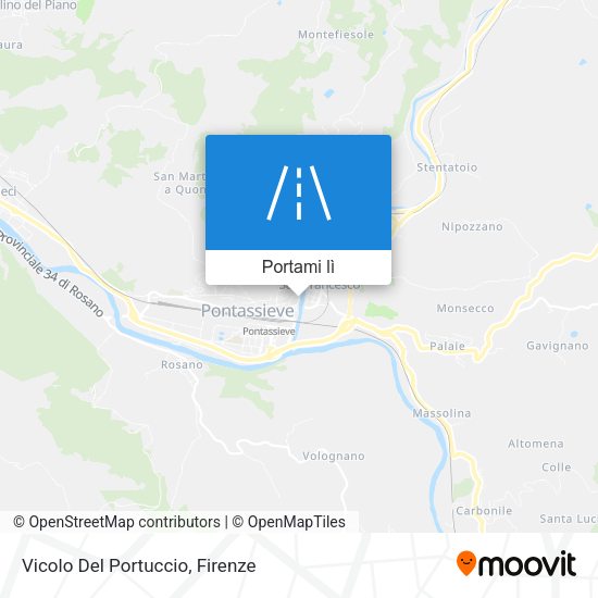 Mappa Vicolo Del Portuccio