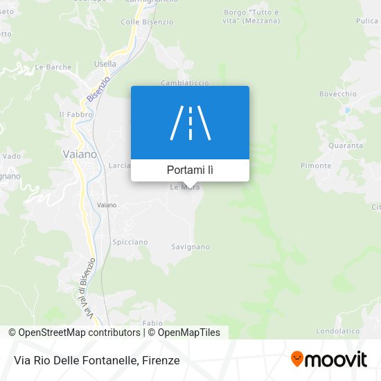 Mappa Via Rio Delle Fontanelle