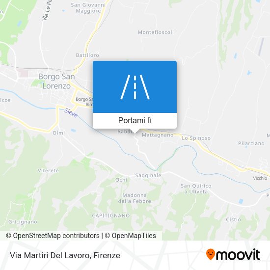 Mappa Via Martiri Del Lavoro