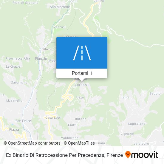 Mappa Ex Binario Di Retrocessione Per Precedenza