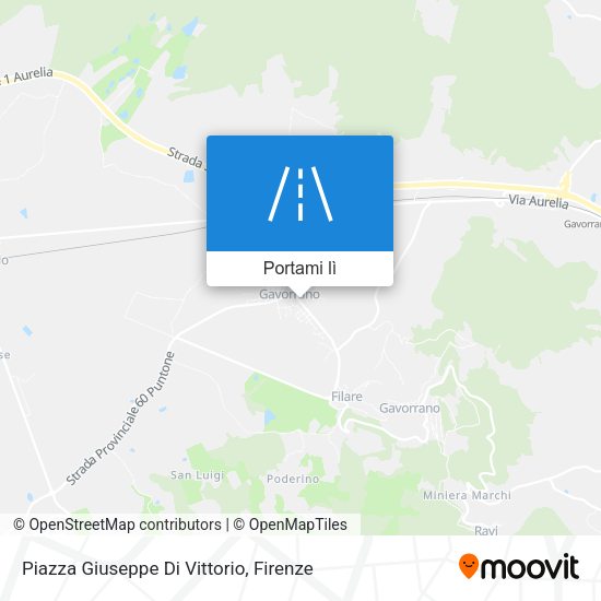 Mappa Piazza Giuseppe Di Vittorio