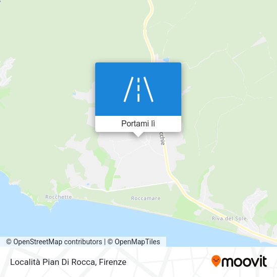 Mappa Località Pian Di Rocca