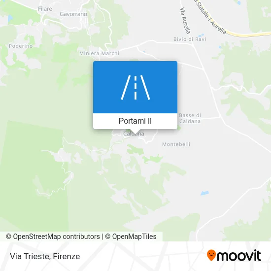 Mappa Via Trieste
