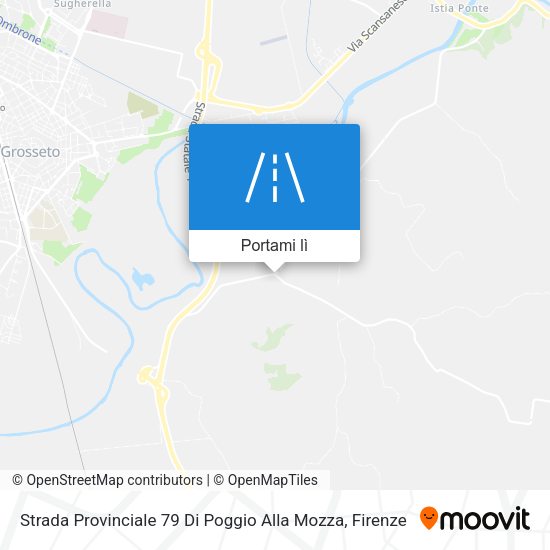 Mappa Strada Provinciale 79 Di Poggio Alla Mozza