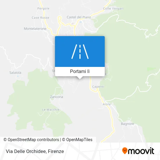 Mappa Via Delle Orchidee