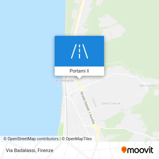 Mappa Via Badalassi