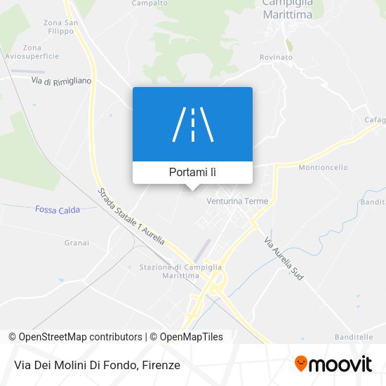 Mappa Via Dei Molini Di Fondo