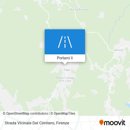 Mappa Strada Vicinale Del Cimitero