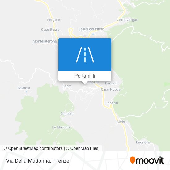 Mappa Via Della Madonna