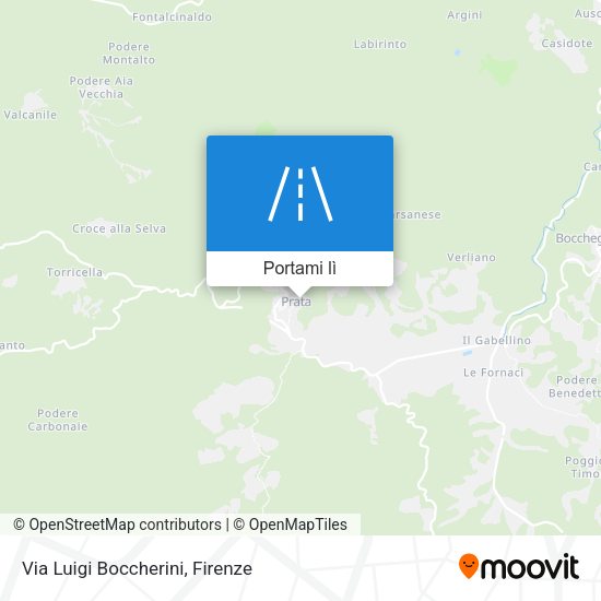 Mappa Via Luigi Boccherini