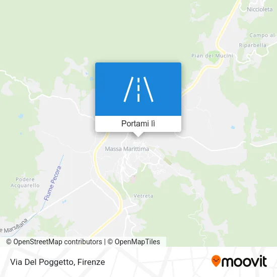 Mappa Via Del Poggetto