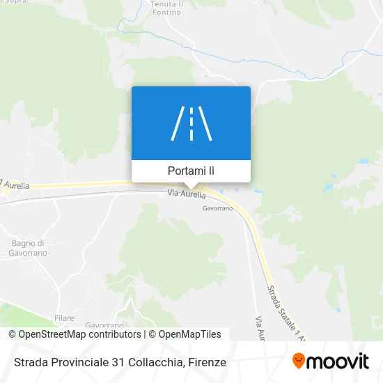 Mappa Strada Provinciale 31 Collacchia