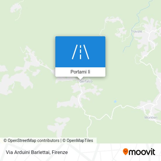 Mappa Via Arduini Barlettai
