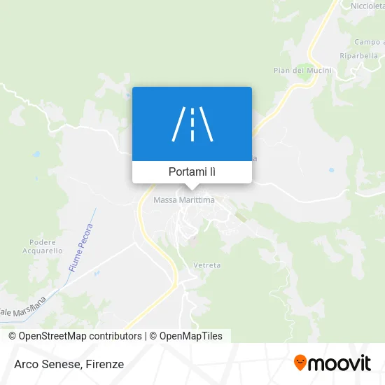 Mappa Arco Senese