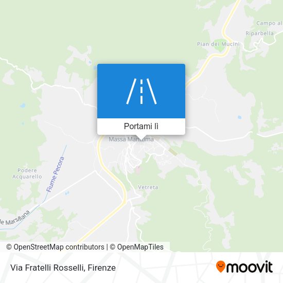 Mappa Via Fratelli Rosselli