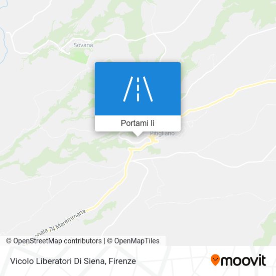 Mappa Vicolo Liberatori Di Siena