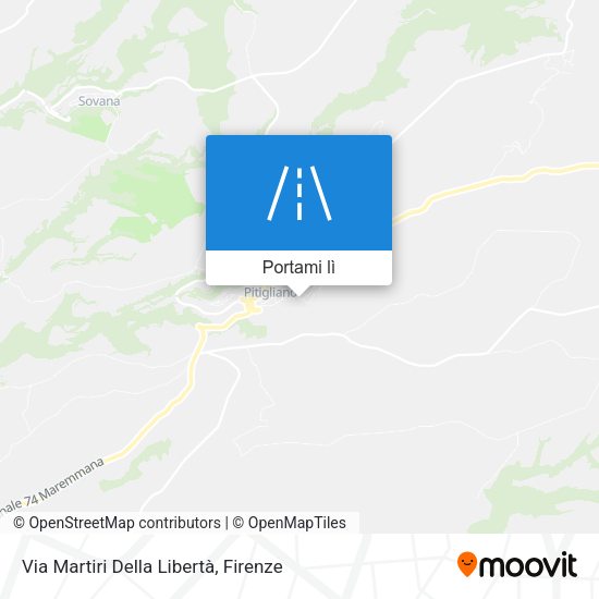 Mappa Via Martiri Della Libertà