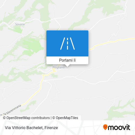 Mappa Via Vittorio Bachelet