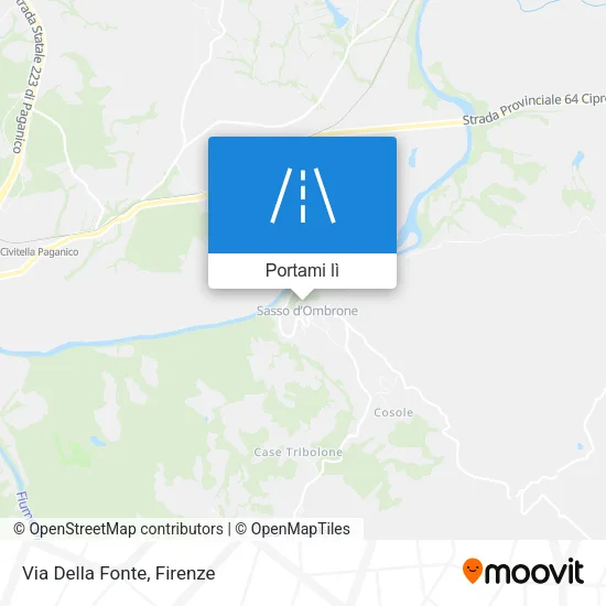 Mappa Via Della Fonte