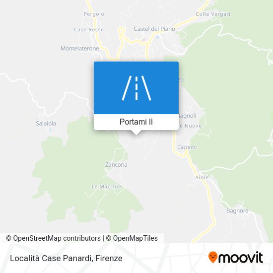 Mappa Località Case Panardi