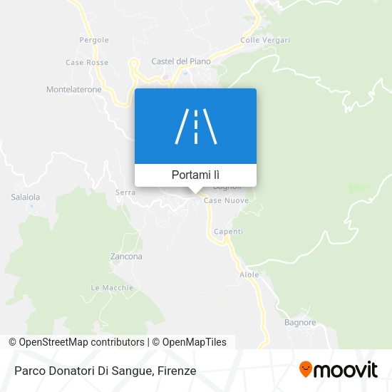 Mappa Parco Donatori Di Sangue