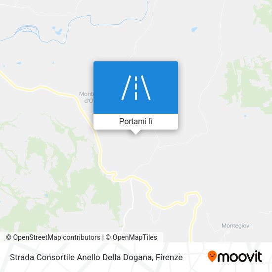 Mappa Strada Consortile Anello Della Dogana