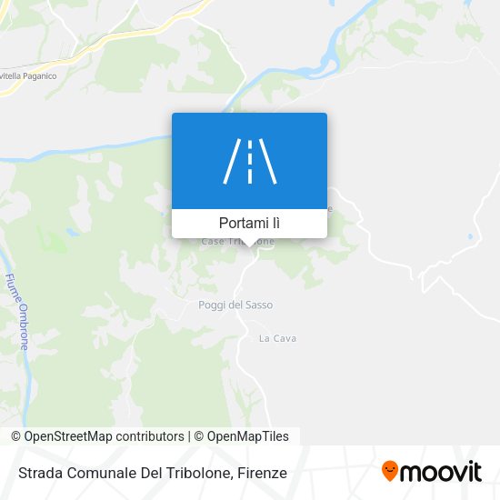 Mappa Strada Comunale Del Tribolone