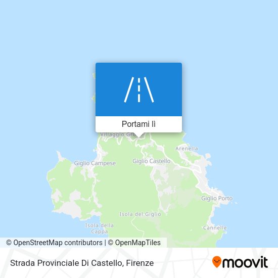 Mappa Strada Provinciale Di Castello