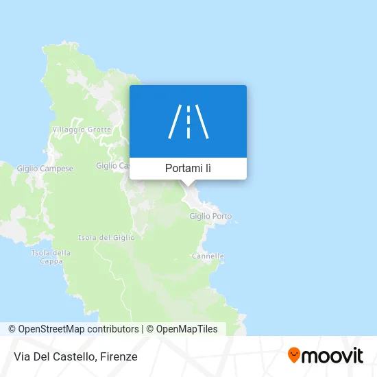 Mappa Via Del Castello