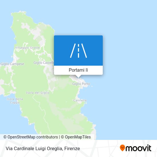 Mappa Via Cardinale Luigi Oreglia