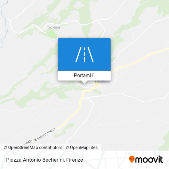 Mappa Piazza Antonio Becherini