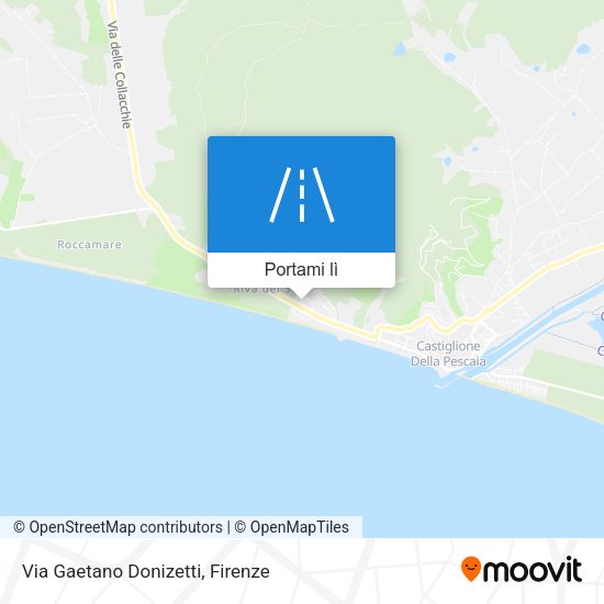 Mappa Via Gaetano Donizetti