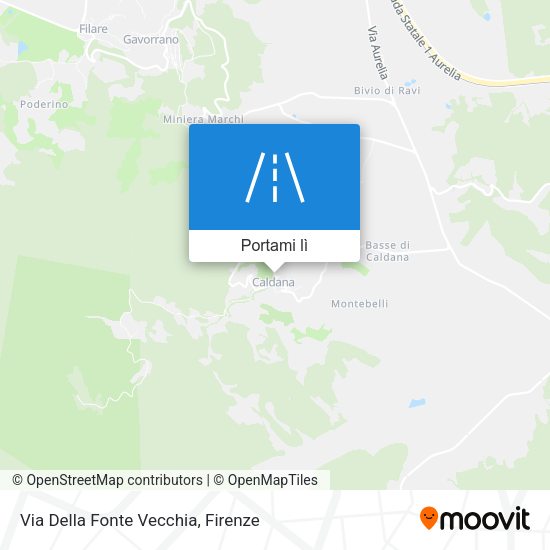 Mappa Via Della Fonte Vecchia