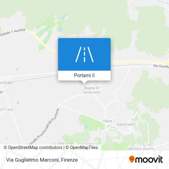 Mappa Via Guglielmo Marconi