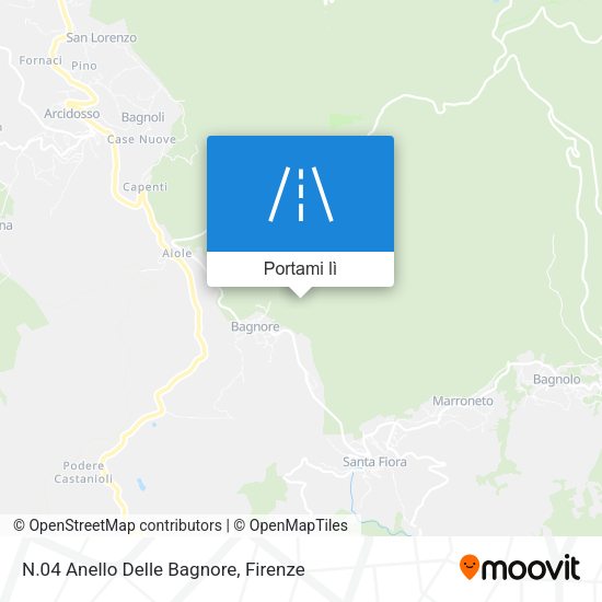 Mappa N.04 Anello Delle Bagnore