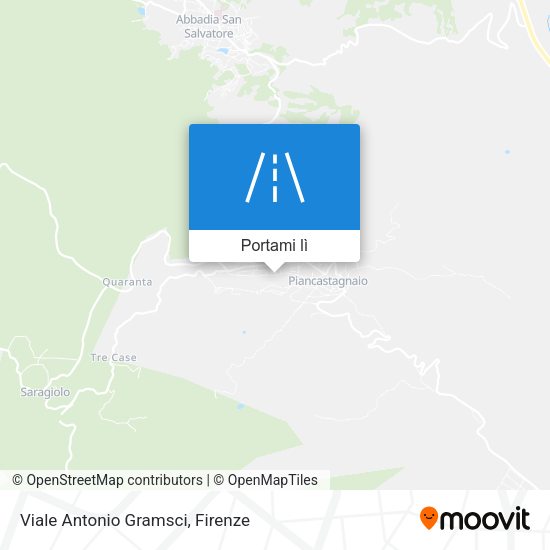 Mappa Viale Antonio Gramsci