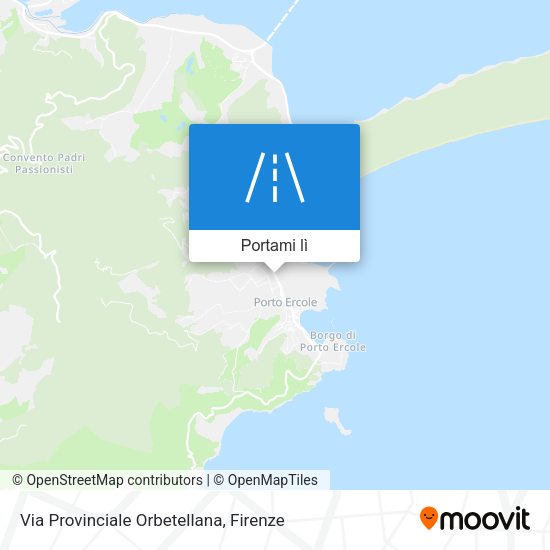 Mappa Via Provinciale Orbetellana